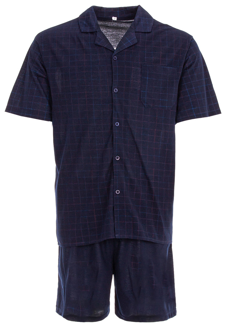 Pyjama Set Kurz - Kariert 3XL-5XL