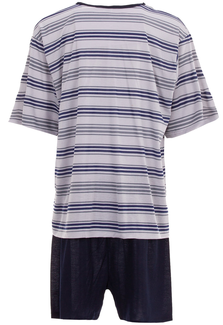 Pyjama Set Kurz - Gestreift 3XL-5XL
