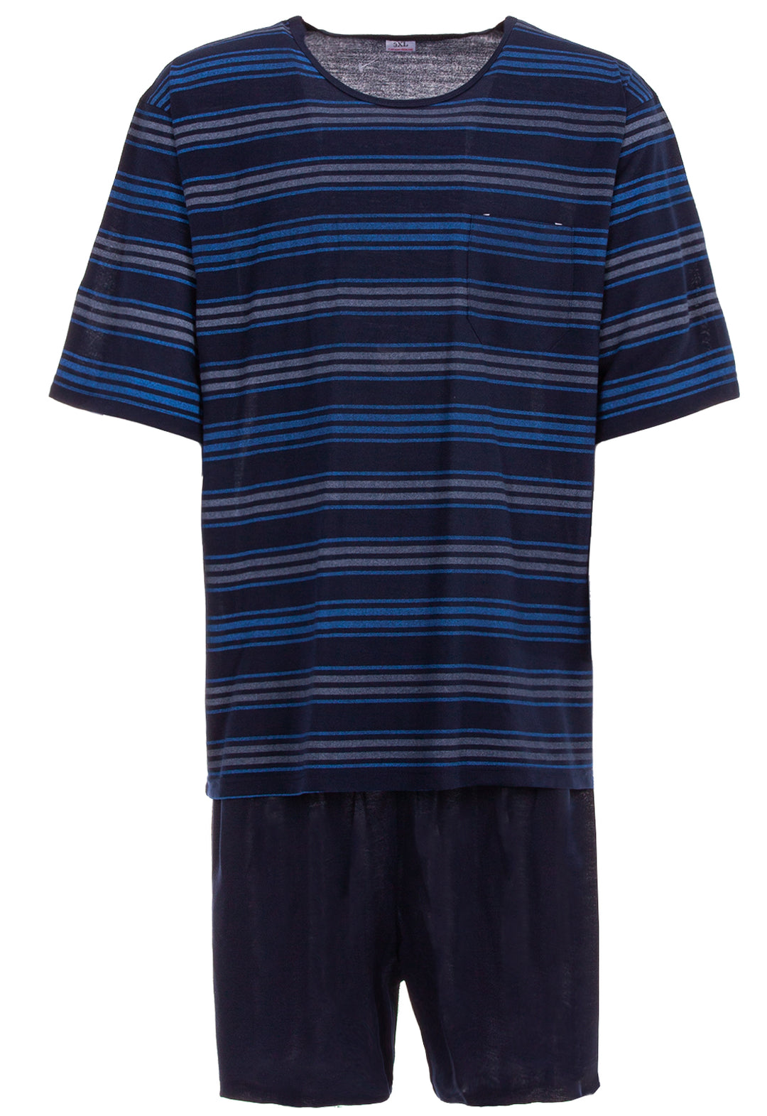 Pyjama Set Kurz - Gestreift 3XL-5XL