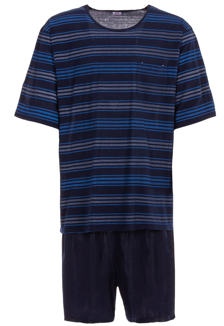 Pyjama Set Kurz - Gestreift 3XL-5XL