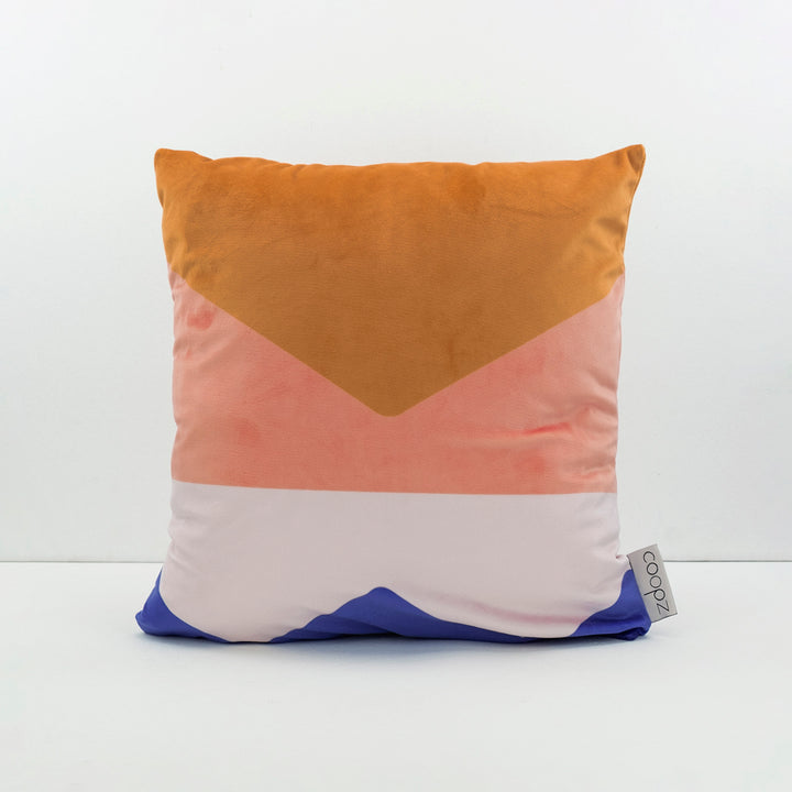Cushion Cover Letter Velvet Pink