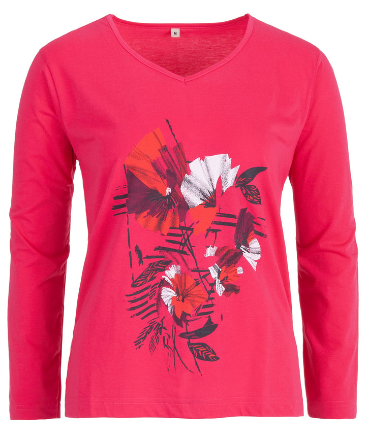 Long sleeve shirt - floral print
