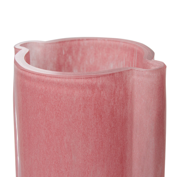 Glas Vase Flamingo