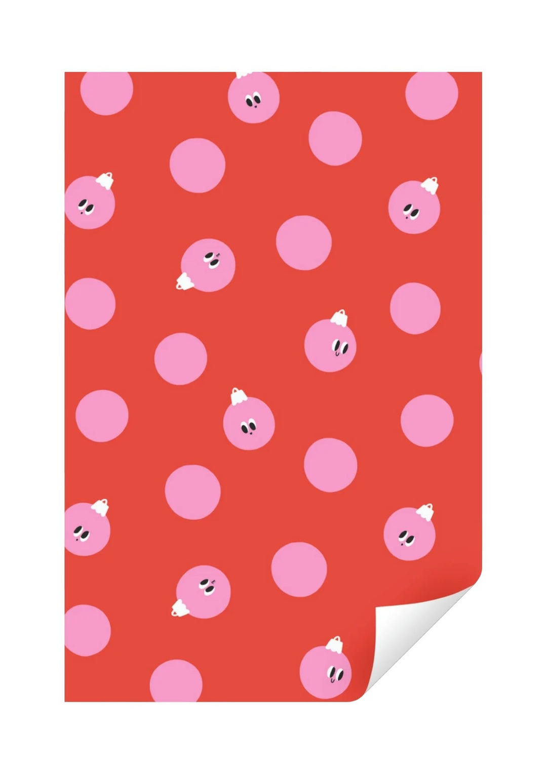 Geschenkpapier Ole-Weihnachtskugeln