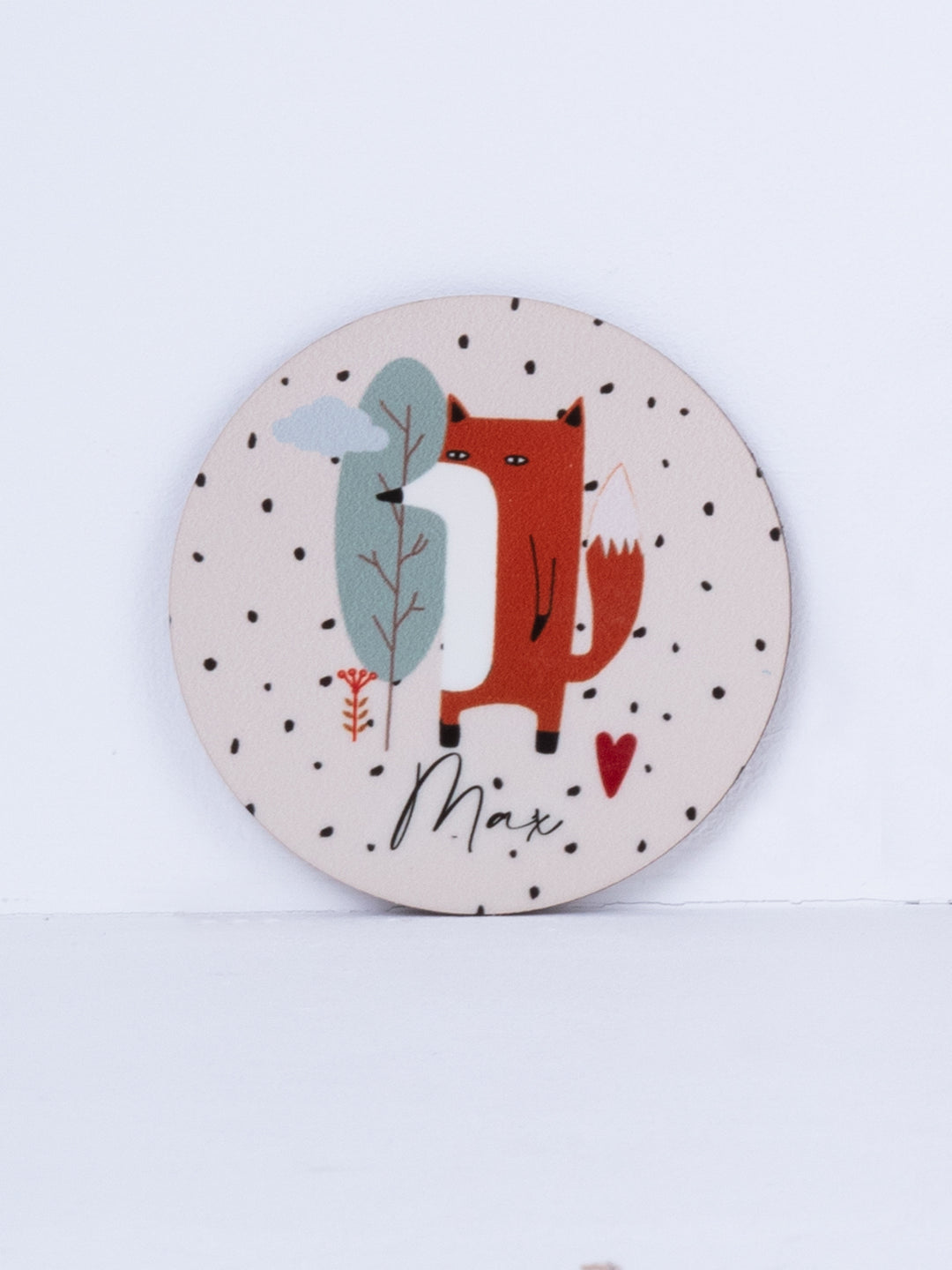 Woodies round coasters