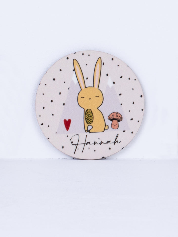 Woodies round coasters