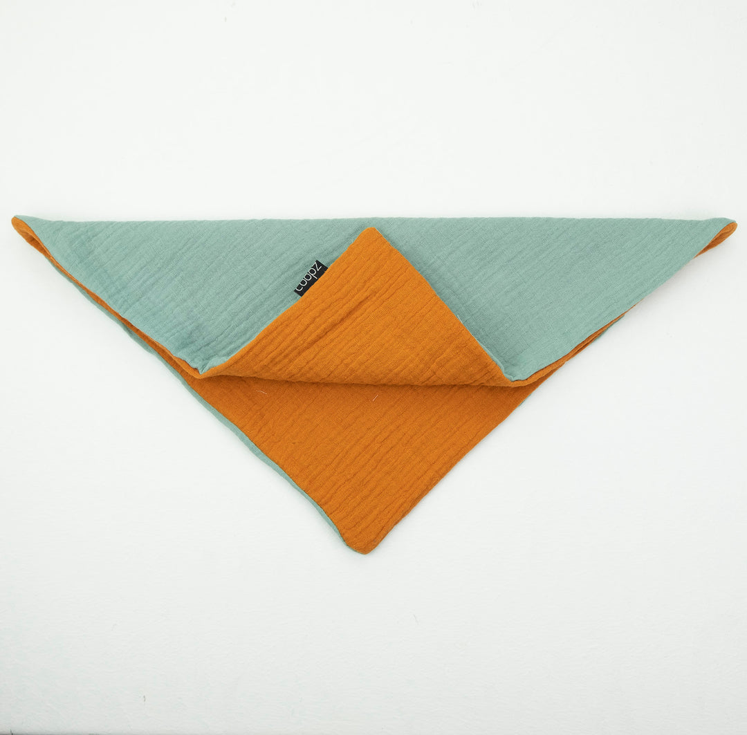 Musselin Halstuch doppelt Orange