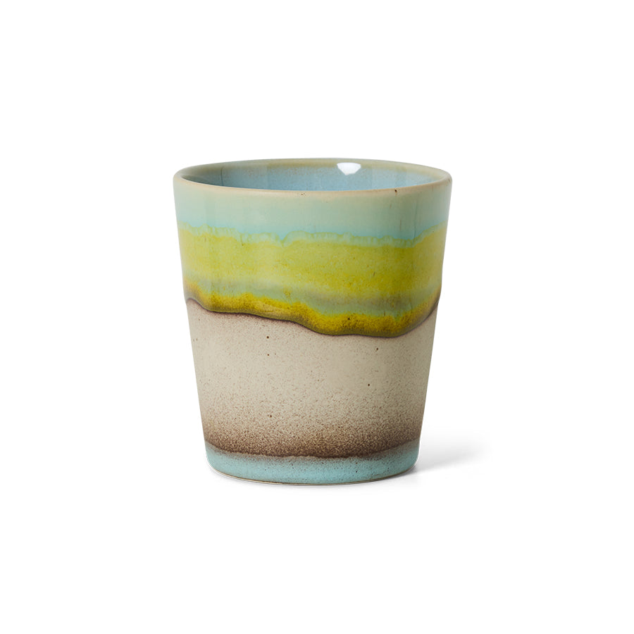 70s ceramics: Pop Art coffee cups