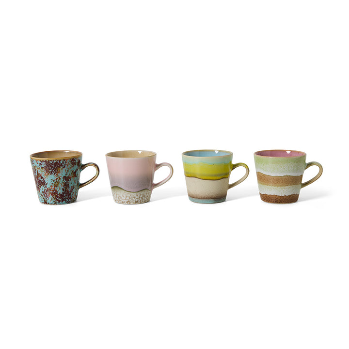 70s ceramics: Americano-Becher rococo