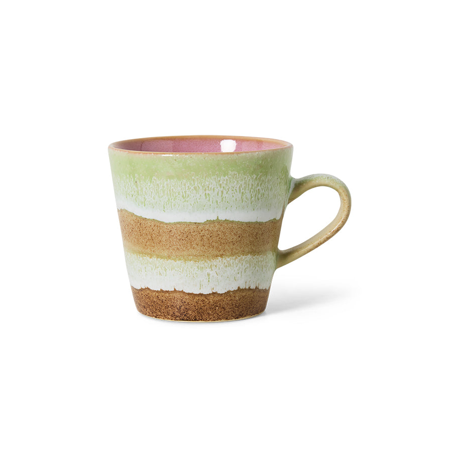 70s ceramics: Americano-Becher rococo