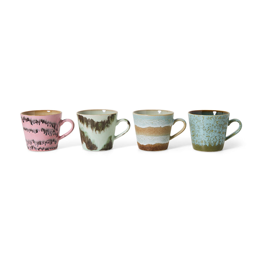 70s ceramics: Dada Cappuccino Cups