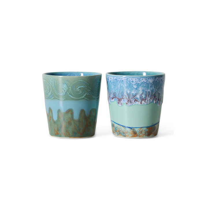 70s ceramics: Van Gogh Kaffeetasse self portrait