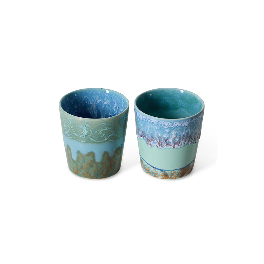 70s ceramics: Van Gogh Kaffeetasse self portrait