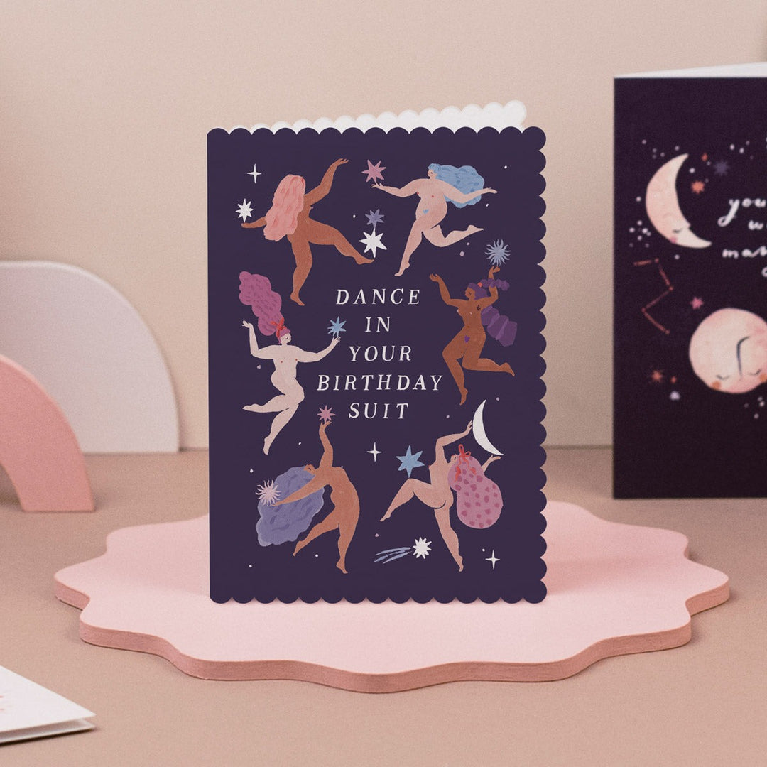Klappkarte Birthday Suit Birthday Card
