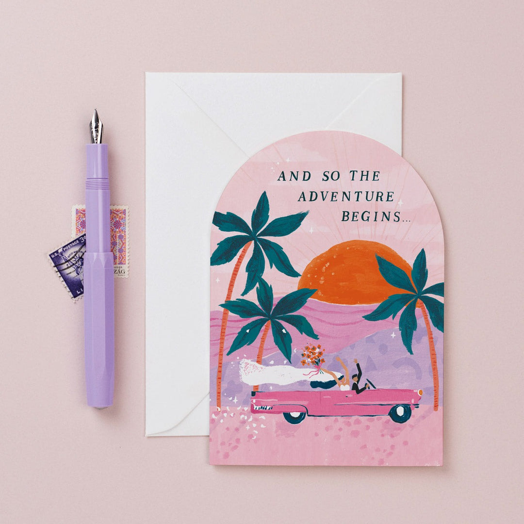 Klappkarte Adventures Wedding Card