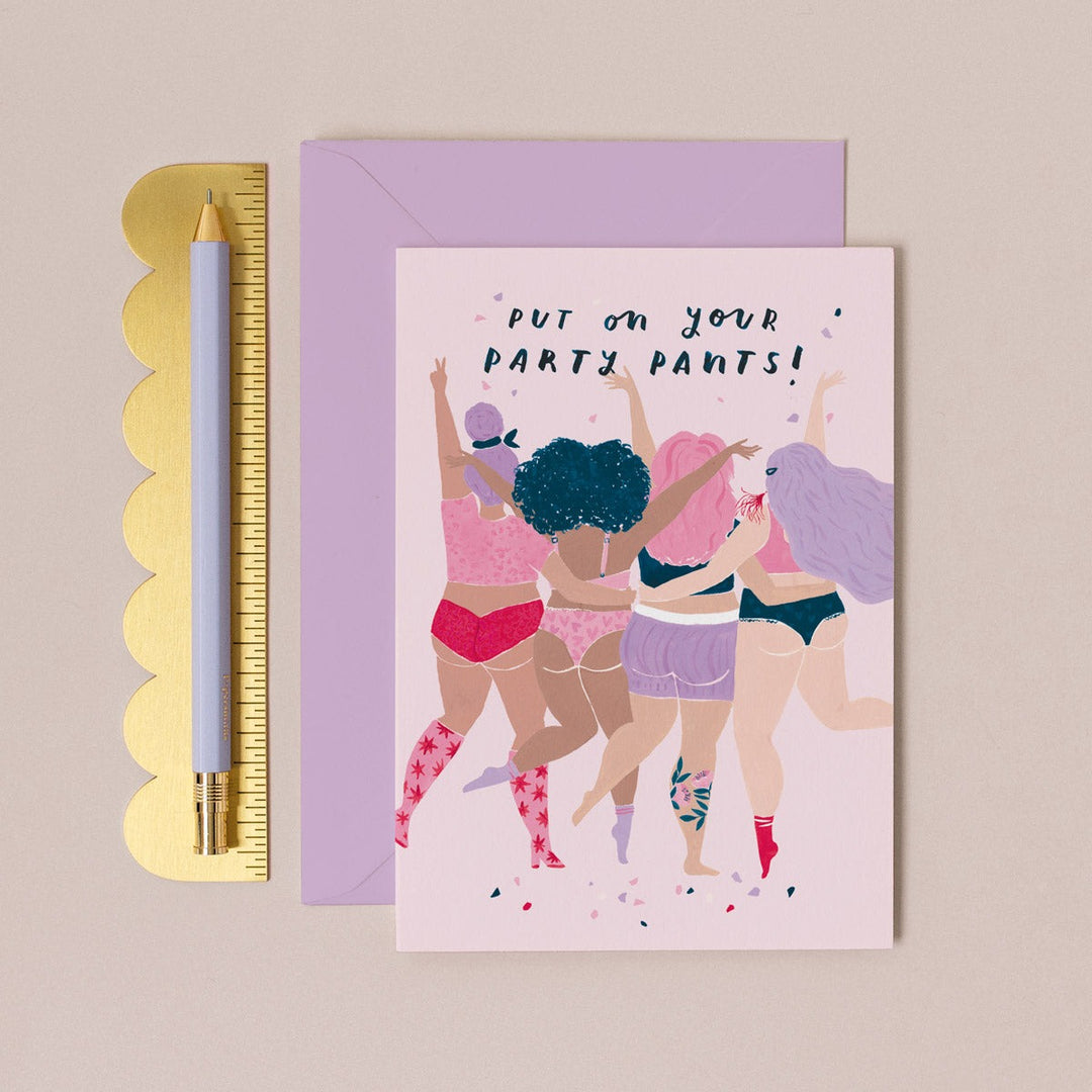 Klappkarte Party Pants Birthday Card
