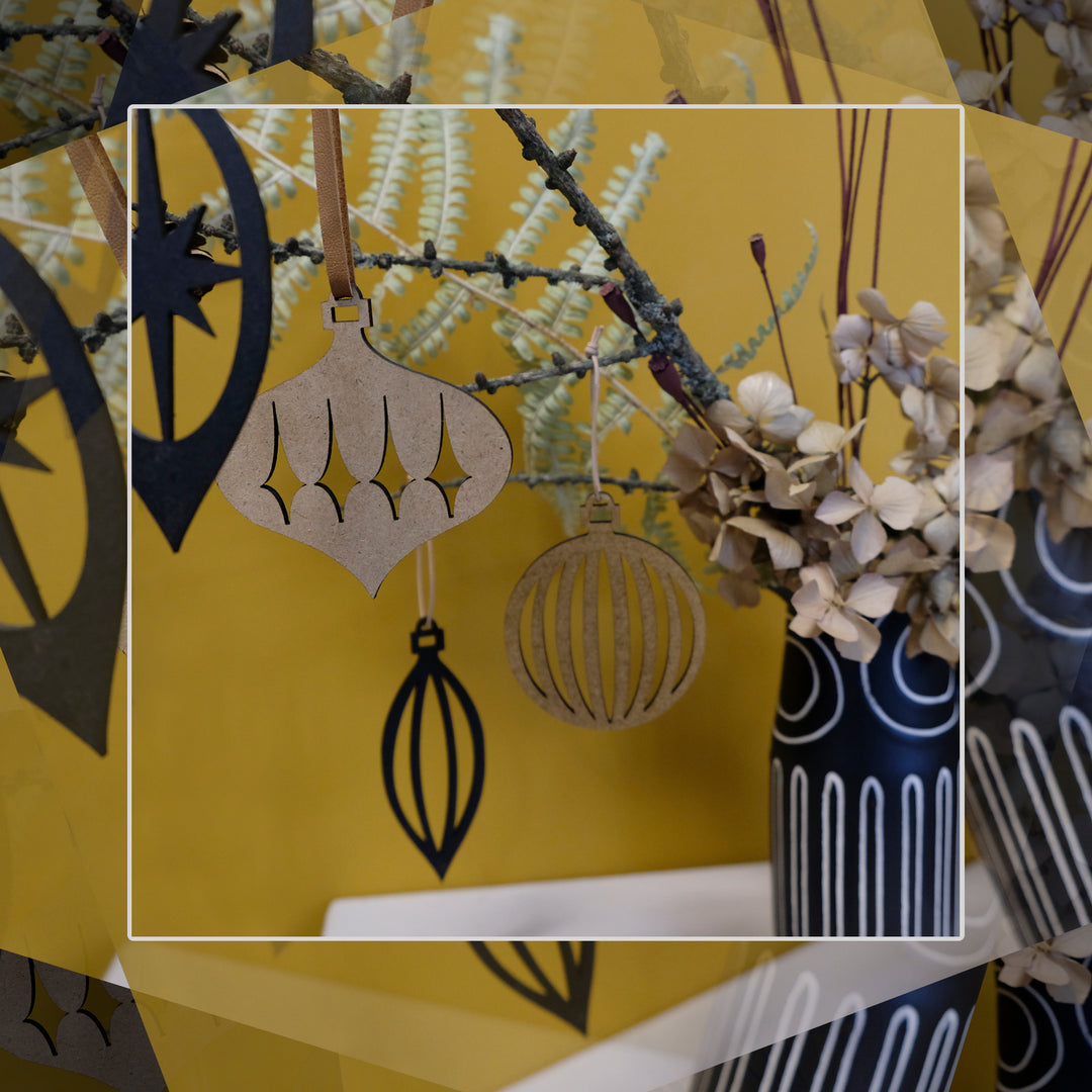 Pendant Retro Wooden Ornaments