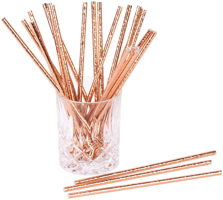 Paper Straws Metallic Pure 25 pcs.