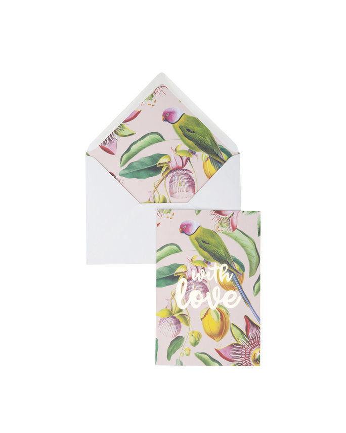Folding card - with Love